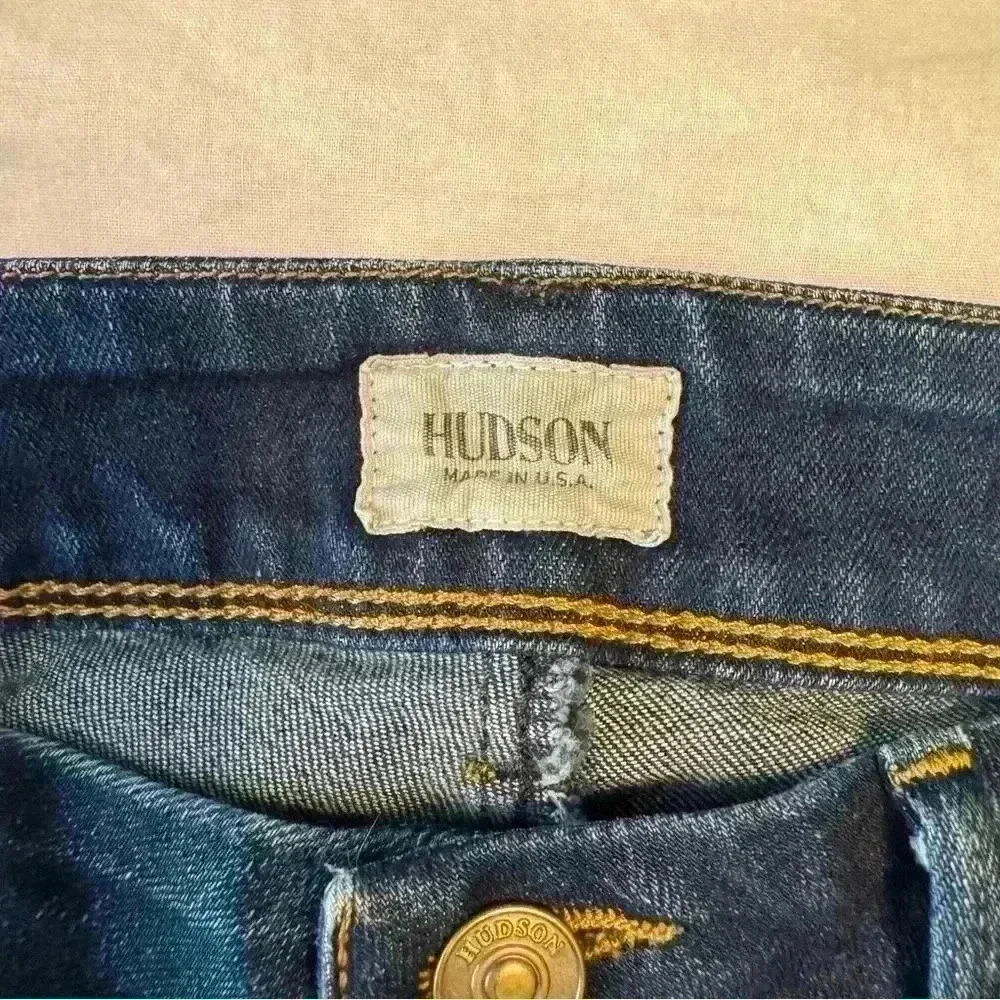 Hudson Womens jeans 25 Blue Collin Flap Skinny ankle dark wash denim poc… - Picture 8 of 17
